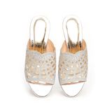 dép nữ cao gót viền đồng 3cm Hanatabi quai lưới đính đá đế TA cao cấp bigsize (35-41) mã HNDE3F951