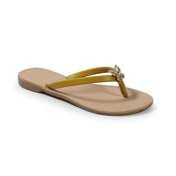 Dép kẹp nữ có khó đế cao 1 cm HNDEK1F174 ( Size 35 -> 39)