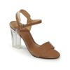 Sandal nữ gót mica cao 9cm hậu phối màu mã HNSDH9F165 ( Size 35 -> 39)