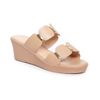 Dép nữ đế xuồng PU siêu nhẹ cao 5cm Hanatabi quai nhị (35-39) mã HNDE6F991