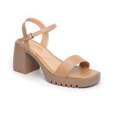 giày sandal nữ đế PU siêu nhẹ cao 7cm Hanatabi quai ngang hậu c (35-39) mã HNSDG7F957