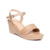 giày sandal nữ đế xuồng PU siêu nhẹ cao 7cm Hanatabi quai 1 xếp hậu c (35-39) mã HNSDX7F1055