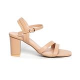 Giày sandal nữ cao gót 7cm Hanatabi quai chéo mũi vuông hậu c đế TA bigsize (35-41) mã HNSDG7F1126