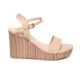 giày sandal nữ đế xuồng PU siêu nhẹ cao 9cm Hanatabi quai ngang hậu c (35-39) mã HNSDX9F1084