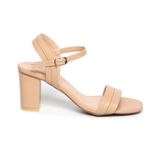 Giày sandal nữ cao gót 7cm Hanatabi quai ngang mũi vuông hậu c đế TA bigsize (35-41) mã HNSDG7F1125