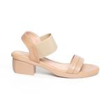 Giày sandal nữ đế PU siêu nhẹ cao 5cm Hanatabi quai ngang hậu thun bigsize (35-42) mã HNSDG5F1146