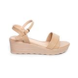 Sandal nữ Hanatabi quai ngang 1 xếp đế xuồng siêu nhẹ cao 5cm hậu c mã HNSD5F969 (Size 36 -> 40)