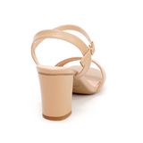 Sandal Nữ Hanatabi Quai Ngang Mũi Vuông Gót Cao 7cm Hậu C đế TA cao cấp chống trơn trượt Mã HNSDG7F876 (Size 35 -> 41)