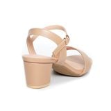 giày sandal nữ cao gót 5cm Hanatabi quai ngang mũi vuông hậu C đế TA bigsize (35-41) mã HNSDG5F871