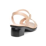 giày sandal nữ đế PU đen siêu nhẹ cao 5cm Hanatabi quai ngang hậu c bigsize (35-42) mã HNSDG5F1004