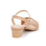 giày sandal nữ cao gót 3cm Hanatabi quai 2 xếp hậu c đế TA cao cấp bigsize (35-41) mã HNSDG3F930