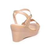 giày sandal nữ đế xuồng Pu siêu nhẹ cao 7cm Hanatabi quai ngang hậu c (35-39) mã HNSDX7F990