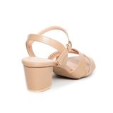 Sandal nữ Hanatabi quai chéo gót cao 5cm hậu c đế TA cao cấp chống trơn trượt mã HNSDG5F1007 (Size 35 -> 41)