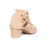 giày sandal nữ cao gót 5cm Hanatabi quai xương cá khóa kéo đế TA bigsize (35-41) mã HNSDK5F1086