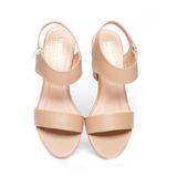 giày sandal nữ cao gót 5cm Hanatabi quai ngang khóa kéo đế TA cao cấp bigsize (35-41) mã HNSDG5F1066