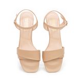 giày sandal nữ cao gót 7cm Hanatabi quai 1 xếp mũi vuông hậu c đế TA bigsize (35-41) mã HNSDG7F934