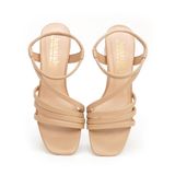 Giày Sandal Nữ Cao Gót 5cm Hanatabi Quai Ngang Mũi Vuông Hậu Thun Đế TA Bigsize (35-41) Mã HNSDT5F854