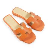 Dép nữ chữ H đế cao 1cm mã HNDE1F615 (Size 36 -> 39)