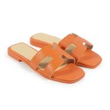 Dép nữ chữ H đế cao 1cm mã HNDE1F615 (Size 36 -> 39)