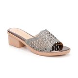 dép nữ đế PU kem siêu nhẹ cao 5cm Hanatabi quai lưới đính đá bigsize (35-42) mã HNDE5F922