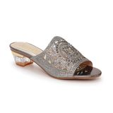 dép nữ cao gót mica 3cm hanatabi quai lưới đính đá đế TA cao cấp bigsize (35-41) mã HNDE3F898