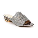 dép nữ cao gót viền đồng 3cm Hanatabi quai lưới đính đá đế TA cao cấp bigsize (35-41) mã HNDE3F949