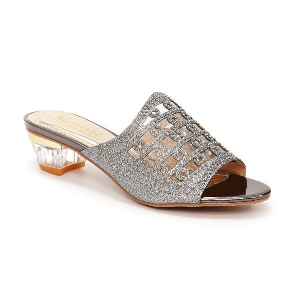 dép nữ cao gót mica 3cm Hanatabi quai lưới đính đá đế TA cao cấp bigsize (35-41) mã HNDE3F915