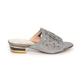 dép nữ cao gót viền đồng 3cm Hanatabi quai lưới đính đá đế TA cao cấp bigsize (35-41) mã HNDE3F949