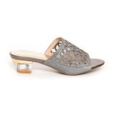 dép nữ cao gót mica 3cm Hanatabi quai lưới đính đá đế TA cao cấp bigsize (35-41) mã HNDE3F962