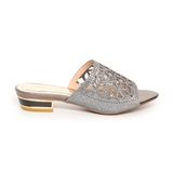 dép nữ cao gót viền đồng cao 3cm Hanatabi quai lưới đính đá đế TA cao cấp bigsize (35-41) mã HNDE3F961