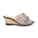 Dép nữ đế xuồng PU siêu nhẹ cao 7cm Hanatabi quai lươi đính đá (35-39) mã HNDEL7F943