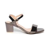 giày sandal nữ cao gót 5cm Hanatabi quai ngang mũi vuông hậu c đế TA bigsize (35-41) mã HNSDG5F1087