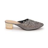 Sục nữ đính xoàn gót cao 5cm mã HNSB5F160 ( Size 36 -> 40)