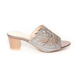 dép nữ cao gót lăn vân gỗ cao 5cm Hanatabi quai lưới đính đá đế TA cao cấp bigsize (35-41) mã HNDE5F960