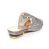 dép nữ cao gót viền đồng 3cm Hanatabi quai lưới đính đá đế TA cao cấp bigsize (35-41) mã HNDE3F958