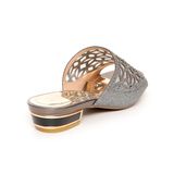 dép nữ cao gót viền đồng cao 3cm Hanatabi quai lưới đính đá đế TA cao cấp bigsize (35-41) mã HNDE3F961