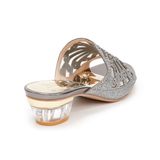 dép nữ cao gót mica 3cm Hanatabi quai lưới đính đá đế TA cao cấp bigsize (35-41) mã HNDE3F786