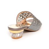 dép nữ cao gót mica 3cm Hanatabi quai lưới đính đá đế TA cao cấp bigsize (35-41) mã HNDE3F962