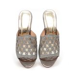 dép nữ cao gót lăn vân gỗ cao 5cm Hanatabi quai lưới đính đá đế TA cao cấp bigsize (35-41) mã HNDE5F909