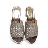 dép nữ cao gót lăn vân gỗ cao 5cm Hanatabi quai lưới đính đá đế TA cao cấp bigsize (35-41) mã HNDE5F963