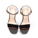 giày sandal nữ cao gót 5cm Hanatabi quai ngang mũi vuông hậu c đế TA bigsize (35-41) mã HNSDG5F1087