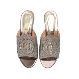 dép nữ cao gót mica 3cm hanatabi quai lưới đính đá đế TA cao cấp bigsize (35-41) mã HNDE3F898