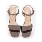 giày Sandal Nữ Cao Gót Mica 3cm Hanatabi Quai 1 Xếp Mũi Vuông Hậu C Đế TA Bigsize (35-41) Mã HNSDG3F329