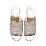 dép nữ cao gót mica 3cm Hanatabi quai lưới đính đá đế TA cao cấp bigsize (35-41) mã HNDE3F916