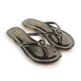 Dép kẹp nữ có khoá gót cao 1 cm mã HNDEK1F142 ( Size 35 -> 39)