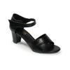 Sandal nữ quai xếp ly gót vuông cao 5cm hậu xé mã HNSDX5F107 ( Size 36 -> 40)