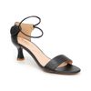 giày sandal nữ cao gót 5cm Hanatabi quai ngang hậu xé đế TA bigsize (35-41) mã HNSDX5F955