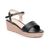 Sandal nữ Hanatabi quai ngang 1 xếp đế xuồng siêu nhẹ cao 5cm hậu c mã HNSD5F969 (Size 36 -> 40)