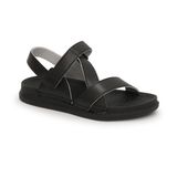 Sandal nữ Hanatabi 2 lớp quai chéo may liền đế cao 2cm mã HNSDX2F803 (Size 35 -> 39)