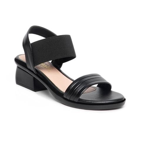 Giày sandal nữ đế PU siêu nhẹ cao 5cm Hanatabi quai ngang hậu thun bigsize (35-42) mã HNSDG5F1146